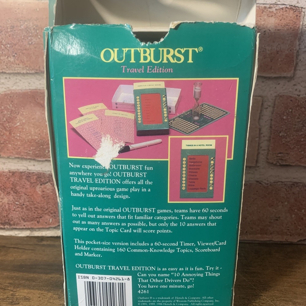 Vintage Board Game Lot OutBurst Travel Edition Channel Surfing Celebrations Game - Picture 9 of 10